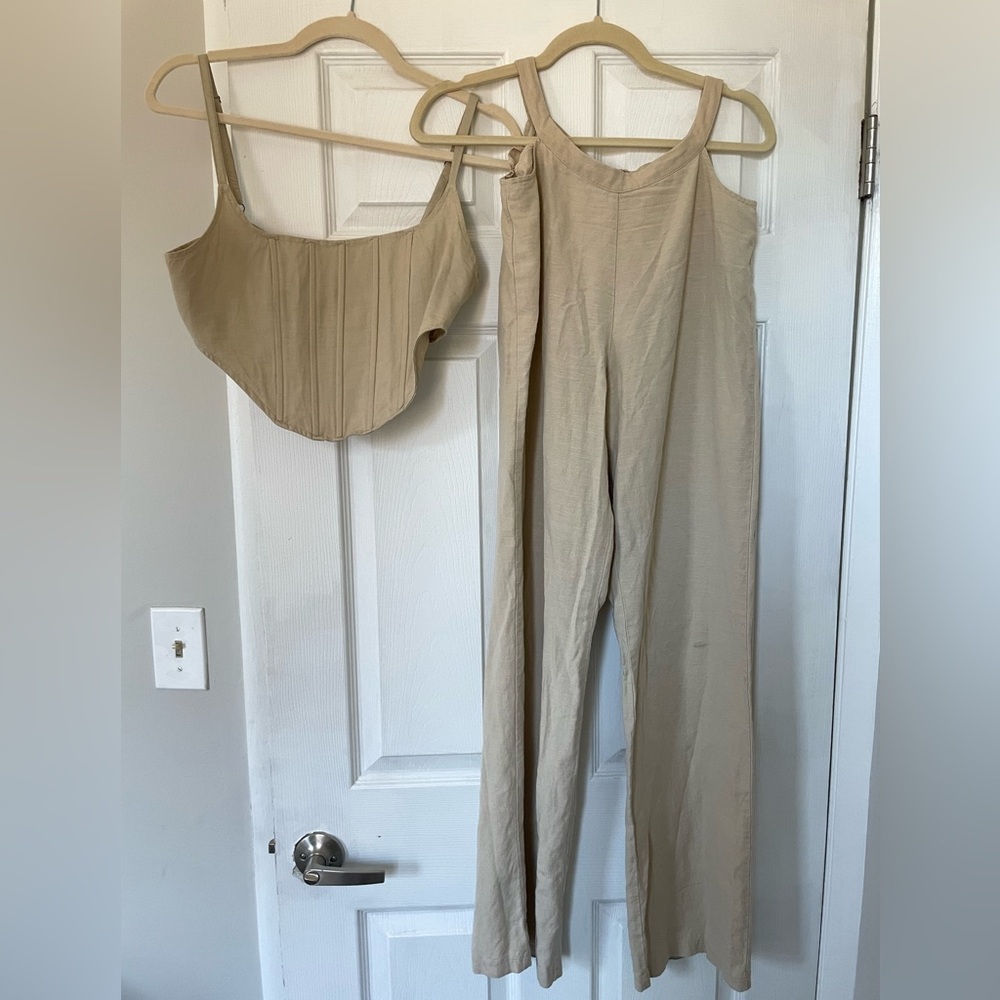 Lioness corset & cutout pant set